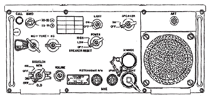 Radio rt 524 with cover and amplifier